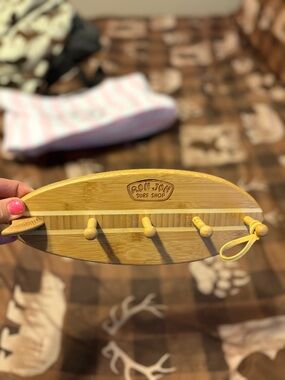 Ron Jon Surf Shop Bamboo Surfboard Wall Hook - Natural